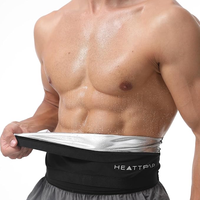 HEATTRAP Fat Burner Belt Black