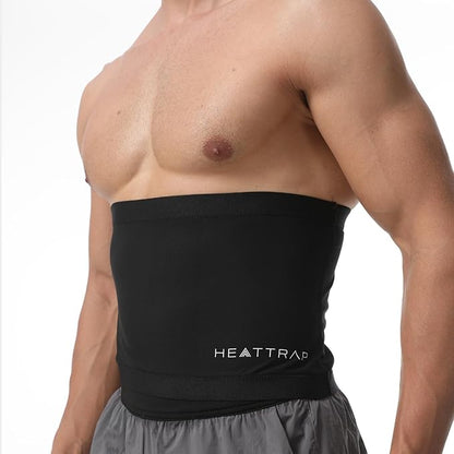 HEATTRAP Fat Burner Belt Black