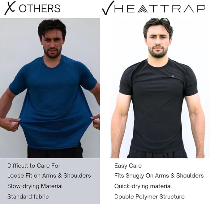 HEATTRAP Sauna Suit T-Shirt Black